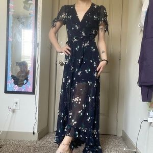 Floral Wrap Dress